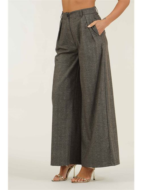 Pantalone palazzo Z.O.E. | 69R312GRIGIO SCURO